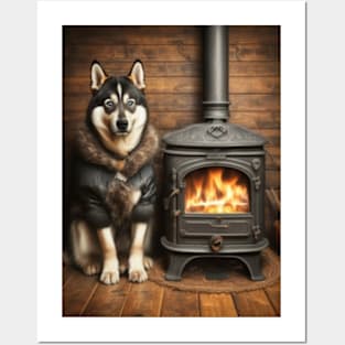 Siberian husky Posters and Art